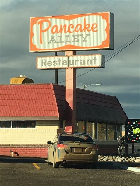 Pancake Alley. Follow us on Facebook for delicious updates! Hours. Monday - Saturday ; 6 am - 6 pm ; Sunday; 7 am - 2 pm ; Contact Us. 525 E Broadway Ave, Farmington .... 