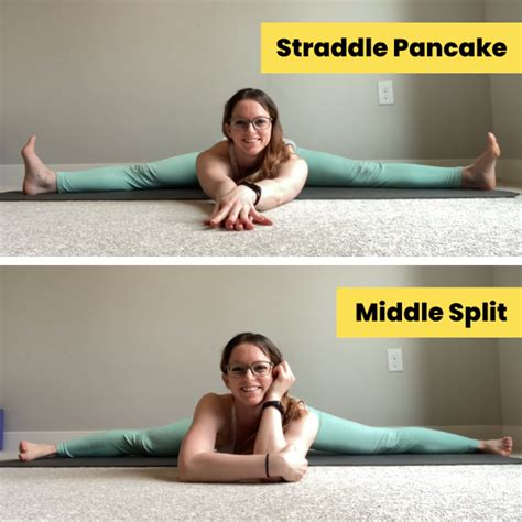 Pancake stretch vs middle splits.  Learning how to do deeply effective t...