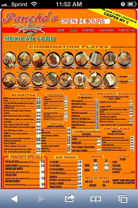 Pancho’s Mexican Food Description: Fast-food Mexican joint open 24/7. Straightforward counter-service spot offering Mexican standards round-the-clock. Address: 8695 Bluejacket, Overland Park, KS 66214, United States. Phone Number: +1 …. 