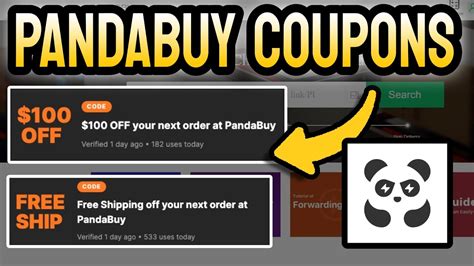 Panda buy discount code. At this point, PandaBuy allows us to use a discount code that will reduce the cost of shipping by 5%, it's not a lot but it better than nothing. The code I use is "Pandabuy". Click the image to zoom. Shipping - Previous. 