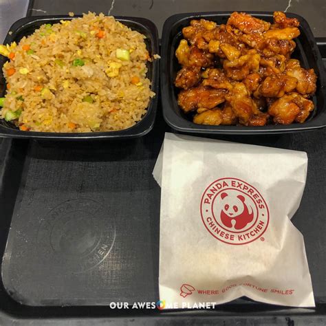 Panda express portion sizes. Serving Size 5.4 oz: Calories: 150 See analysis: Calories From Fat: 70 Amount Per Serving % Daily Value* Total Fat: 7g 11% Saturated Fat: 1.5g 8% Trans Fat: 0.0g Cholesterol: 12mg 4% ... a Panda Express Broccoli Beef contains gluten, soy and wheat. a Panda Express Broccoli Beef does not contain egg, fish, milk, ... 