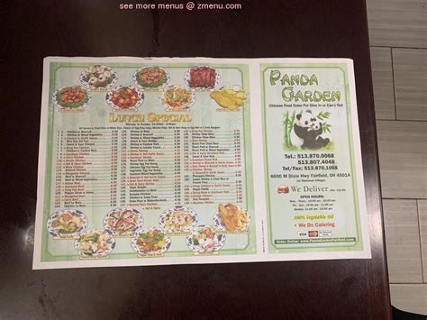 Panda garden fairfield menu. Mon: CLOSED (Except Holidays) Tue: 11:30am - 9:30pm Wed: 11:30am - 9:30pm Thu: 11:30am - 9:30pm Fri: 11:30am - 10:30pm Sat: 11:30am - 10:30pm Sun: 12 noon - 9:00pm 