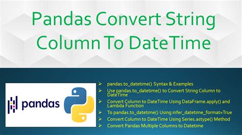 Pandas Convert Column To DateTime Spark By {Examples}