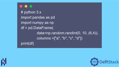 Pandas DataFrame 에 헤더 행을 추가하는 방법 Delft Stack