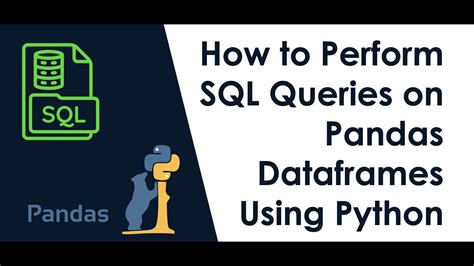 Pandas sql join.  In this post, we will focus exclusively on how to perform S...
