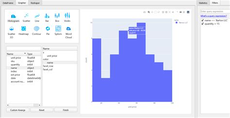 PandasGUI Font size in plotly plot Python