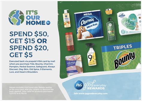 All you need to do is purchase $30 or more worth of participating P&G products between 2/27/22 and 3/12/22, and you’ll be eligible for a generous $10 rebate. Please note that this incredible offer is only available in the United States. Don’t miss out on this fantastic opportunity to save! See Also Costco P&G Rebate Form.. Pandg rebate status