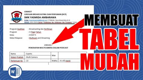 Panduan Komprehensif: Cara Membuat Bet di Microsof Word