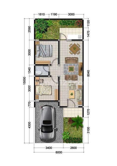 Panduan Rumah Tipe 54 Desain, Denah dan Harga Terbaru