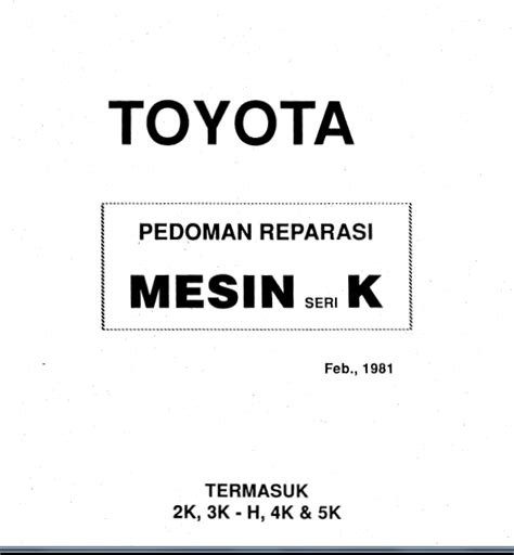 Panduan service manual tune up toyota kijang. - Ford mustang 1964 12 factory owners operating instruction manual users guide including hardtop fastback and convertible 64 12.