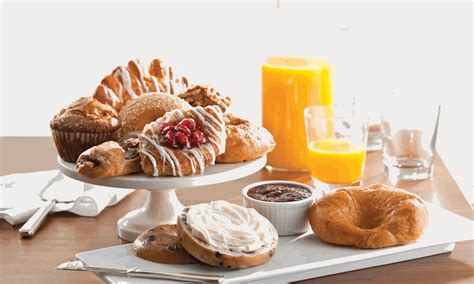 Panera breakfast catering. While pancakes may not be the most healthy breakfast option, you can improve their contents with a small alteration. On top of that, it only takes two (and a half) ingredients to ... 