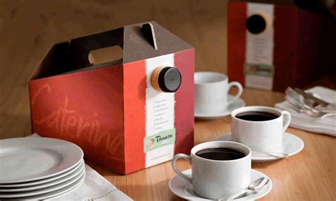 Panera coffee catering. Order breakfast, lunch or dinner for a crowd with Panera Bread Catering! We offer catering delivery for large orders and group catering purchases. Refresh your guests with drinks from Panera Bread Catering! Let our hot and cold drinks for a crowd keep your meeting, party or reception running smoothly. ... Cafe Blend Dark Roast Coffee Tote. 