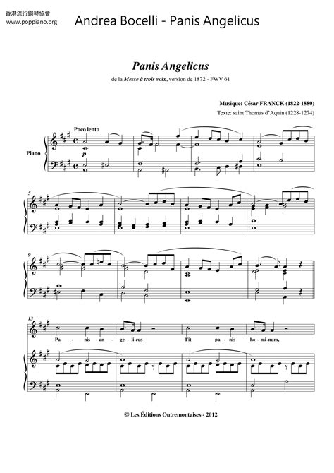 Panis angelicus - IMSLP: Free Sheet Music PDF Download