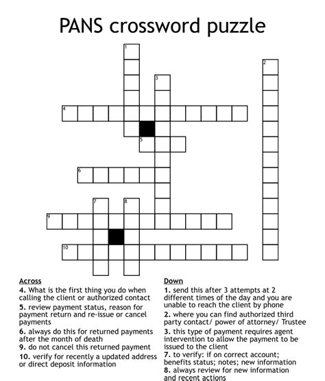 The Crossword Solver found answers to Pans' partners crossword clue. The Crossword Solver finds answers to classic crosswords and cryptic crossword puzzles. Enter the length or pattern for better results. Click the answer to find similar crossword clues . Enter a Crossword Clue.. 