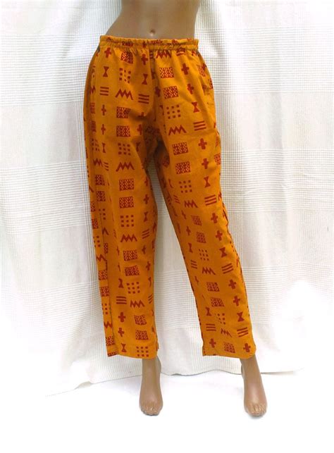 Pantalon indien pantalon unisexe pantalon indien orange - Pinterest