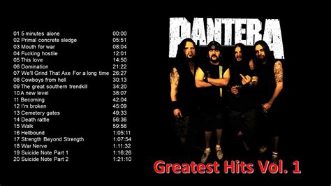 Pantera songs. Things To Know About Pantera songs. 