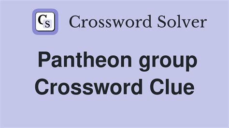  Serious Crossword Clue. With crossword-solver.io you will find 20 solutions. We use historic puzzles to find the best matches for your question. We add many new clues on a daily basis. Pantheton Group Crossword Clue Answers. Find the latest crossword clues from New York Times Crosswords, LA Times Crosswords and many more. . 