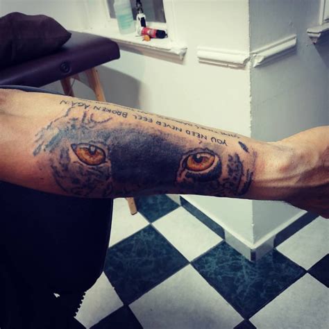 Panther Eyes Tattoo