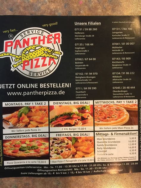 Panther pizza. Jul 14, 2021 · Panther Pizza is open 10:30 a.m.-9 p.m. Monday-Thursday and 10:30-10 or 11 p.m. on Fridays and Saturdays, depending on whether there is a football game. Buy Now. 