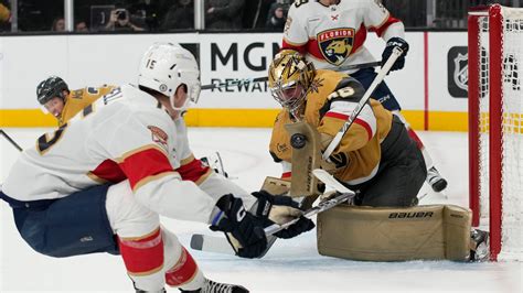 Panthers complete season sweep of Golden Knights with 4-1 win in Vegas