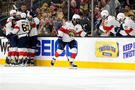 Panthers not about to panic over Game 1 loss to Golden Knights in Stanley Cup Final