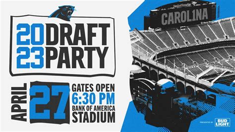 Panthers to Host Draft Party at Bank of America Stadium