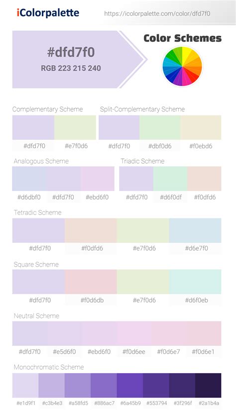 Pantone / PMS 9360 U / #dfd7f0 Hex Color Code, RGB and Paints