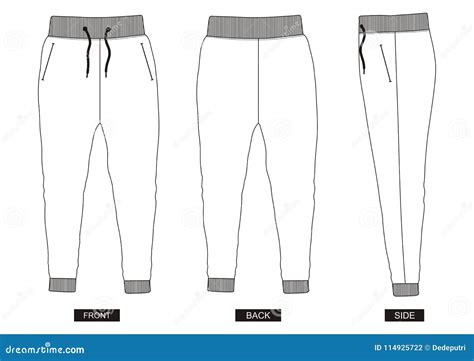 Pants Design Template