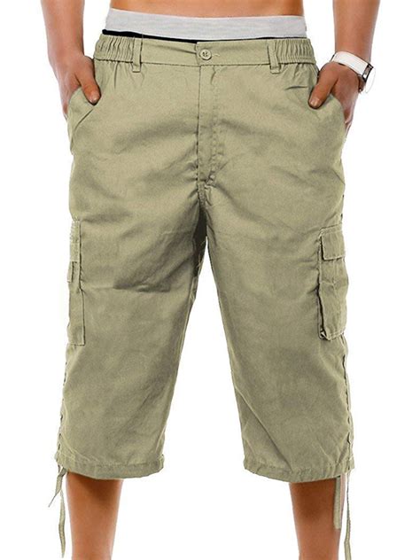 Pants for short men. Lars Amadeus Men's Summer Shorts Stripe Slim Fit Flat Front Seersucker Chino Short Pants. Lars Amadeus. 1. +3 options. $26.99 - $30.99reg $41.39. Sale. When purchased online. 