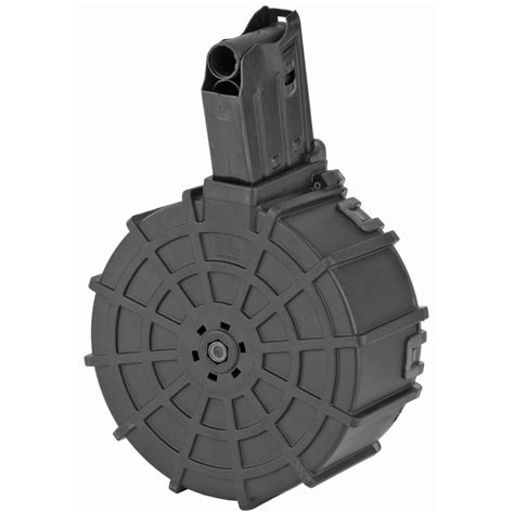 Description. This is the Promag AR-12 12 Gauge 20 Round Drum Magazine. This polymer-steel hybrid drum magazine fits most AR-12 styled shotguns, which holds up to 20 rounds of 12 gauge shotgun shells (2.75 inch shells). Its steel feedlips will ensure consistent feeding into your AR-styled/AR-12 shotgun.