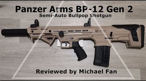 Today I test the Panzer BP-12 bullpup semi automatic 12 gauge 