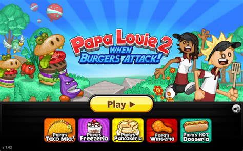 May 6, 2017 · Papa’s Hot Doggeria is one of the more recent games in the Papa Louie series, so expect to see some features that you have not seen in older games from the Papa Louie arcade. Papa’s Hot Doggeria Gameplay. When you start Papa’s Hot Doggeria, you are greeted by a familiar screen where you choose your save slots. . 
