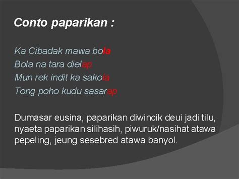 Paparikan Nyaeta - BELAJAR