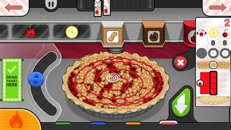 Papa's Bakeria is the biggest restaurant ever open to celebrate Papa's Louie's 10-year anniversary. You can play as Timm or Cecilia and work on your dream job. Take orders from the pickiest customers, prep, bake pies to perfection, and decorate them with all kinds of toppings that the customers request. The game adds a brand-new Sticker Section.. 