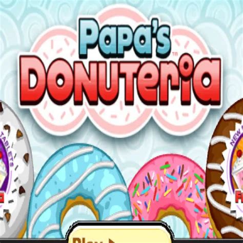Papa's Donuteria. Description :Papa opened a doughnut shop in the p