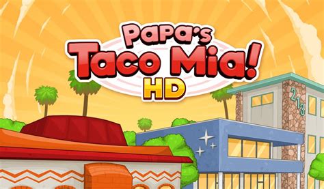 About Papa's Taco Mia. Open your very own taco stand and serve customers their customizable tacos. Be quick and with each new level you'll gain more customers and new products to sell! Rack up some high tips and you'll be on your way to upgrading your taco stand to a high-class restaurant. Watch out for picky closers though.. 
