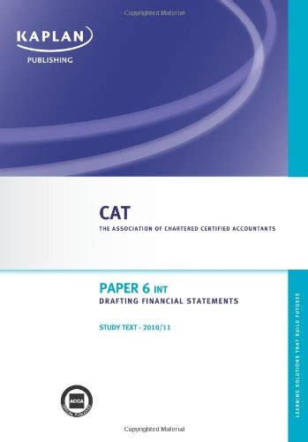 Paper 6 Int Drafting Financial Statements Study Text