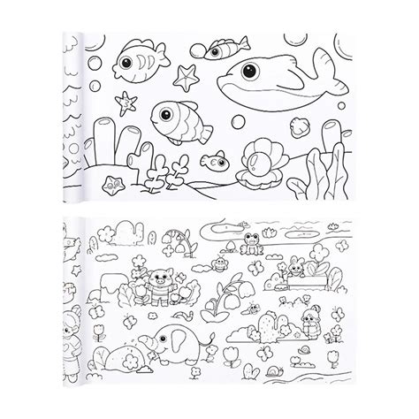 Paper Coloring Tableclo