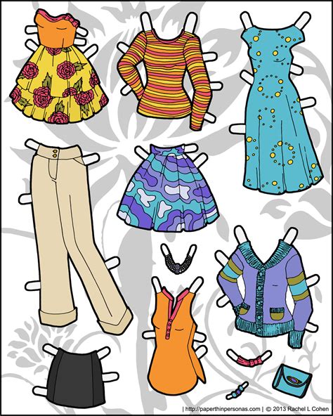 Paper Dolls Printables With Clothes