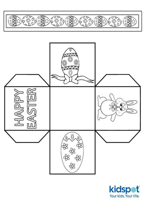 Paper Easter Basket Template Printable Easter Template