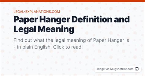 Paper Hanger Definition - What Does Paper Hanger Mean?