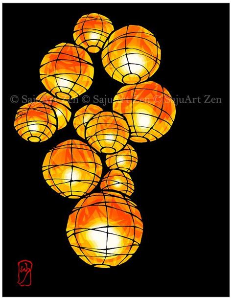 Paper Lanterns With Lights - Etsy