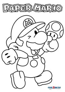 Paper Mario Coloring