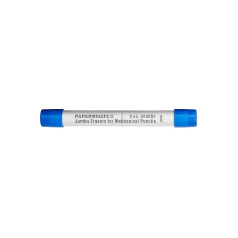 Paper Mate® Jumbo Eraser Refills, Tube Of 2 - Walmart.com