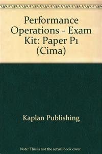Paper P1 Performance Operations