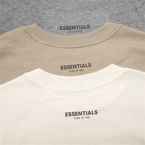 Paper Planes Essential 3 Pack Tees Fear Of God Essentials 3 …