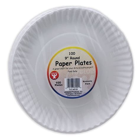 Glad 10 Square Paper Plates, Soak Proof Disposable Paper  Plates