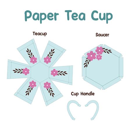 Paper Teacup Template