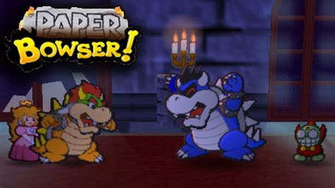 Paper bowser world.  Bowser and Bowser Jr.  gameplay wise, this felt like a ...
