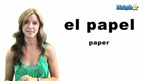 Paper in Spanish Spanish to Go